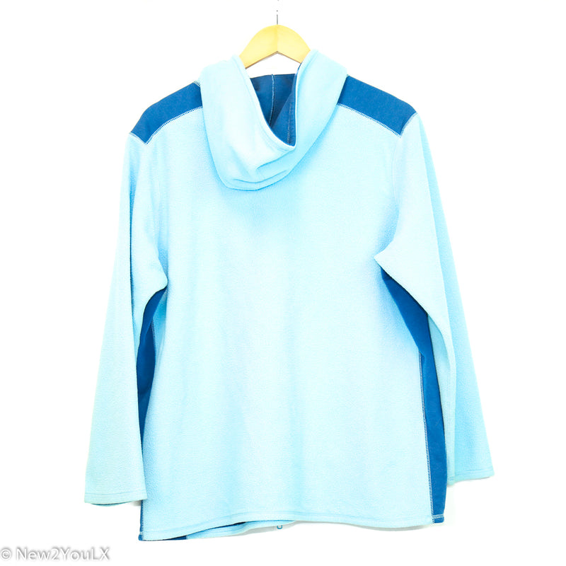 Light Blue Fleece Jacket (Eddie Bauer)