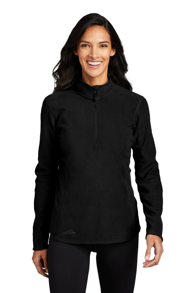 Custom Embroidered - Eddie Bauer® Ladies 1/2-Zip Microfleece Jacket EB227