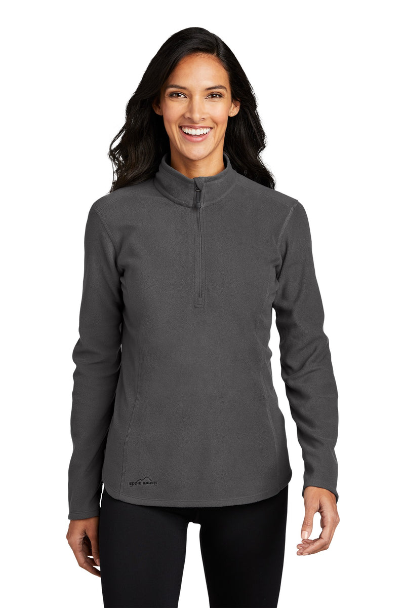 Custom Embroidered - Eddie Bauer® Ladies 1/2-Zip Microfleece Jacket EB227