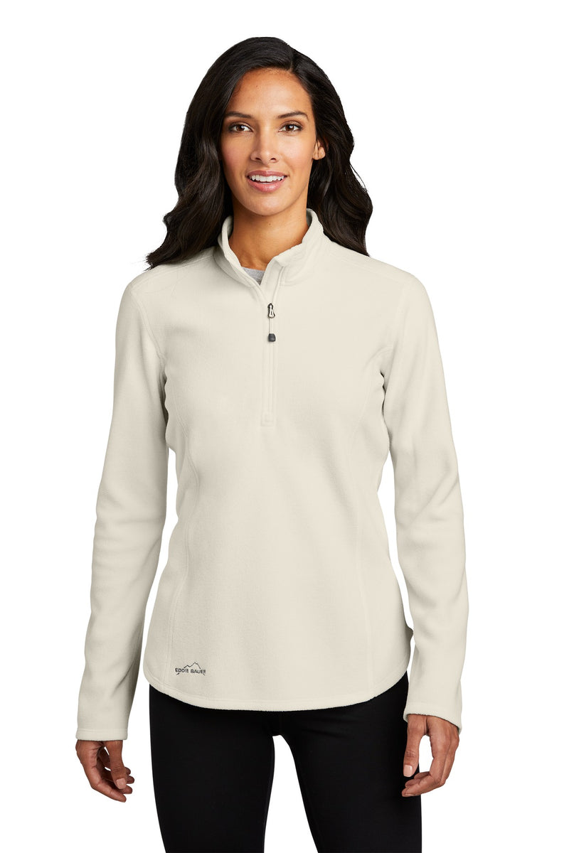 Custom Embroidered - Eddie Bauer® Ladies 1/2-Zip Microfleece Jacket EB227