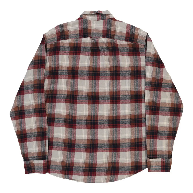 Eddie Bauer Checked Shirt - 2XL Red Cotton