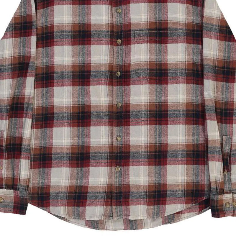 Eddie Bauer Checked Shirt - 2XL Red Cotton