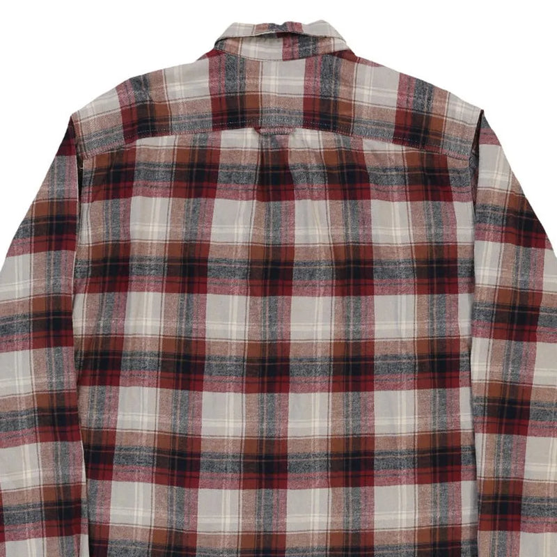 Eddie Bauer Checked Shirt - 2XL Red Cotton