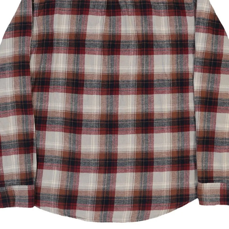 Eddie Bauer Checked Shirt - 2XL Red Cotton