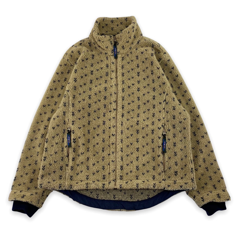 LL Bean birds eye deep pile fleece. S/M fit