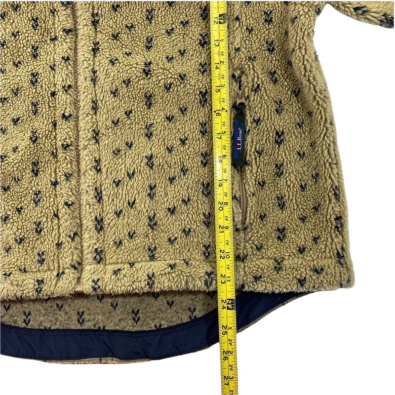 LL Bean birds eye deep pile fleece. S/M fit
