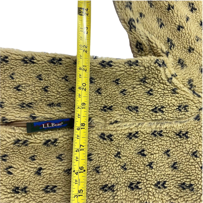 LL Bean birds eye deep pile fleece. S/M fit