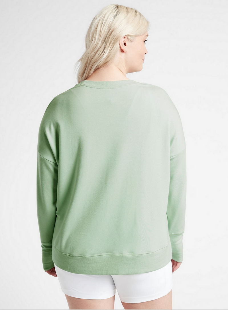 Athleta Lighthouse Green Soft Coaster Luxe Sweatshirt