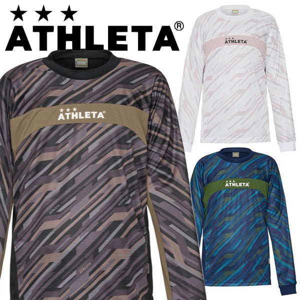 Pla shirt long sleeve top ATHLETA futsal soccer wear