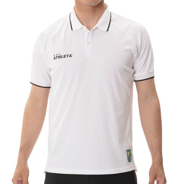 ATHLETA Polo Shirt Short Sleeve Top Futsal Soccer Wear 03353
