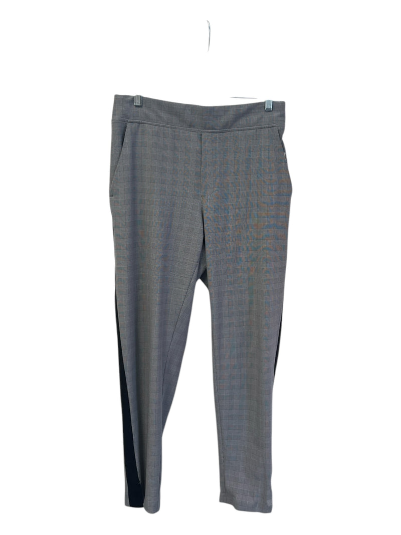 Athleta Size 6 Grey nylon spandex Stretch High Waist Pockets Tapered Pants