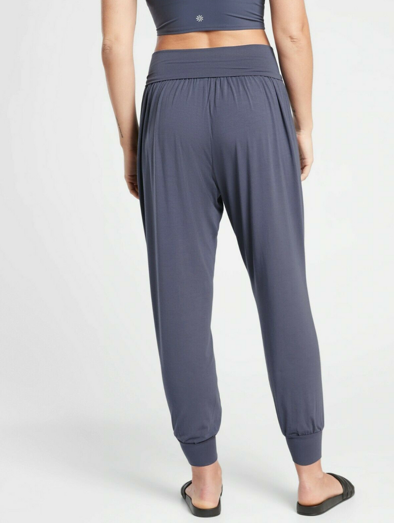 Athleta Medieval Violet Soft Lounge Elastic Waist Studio Jogger