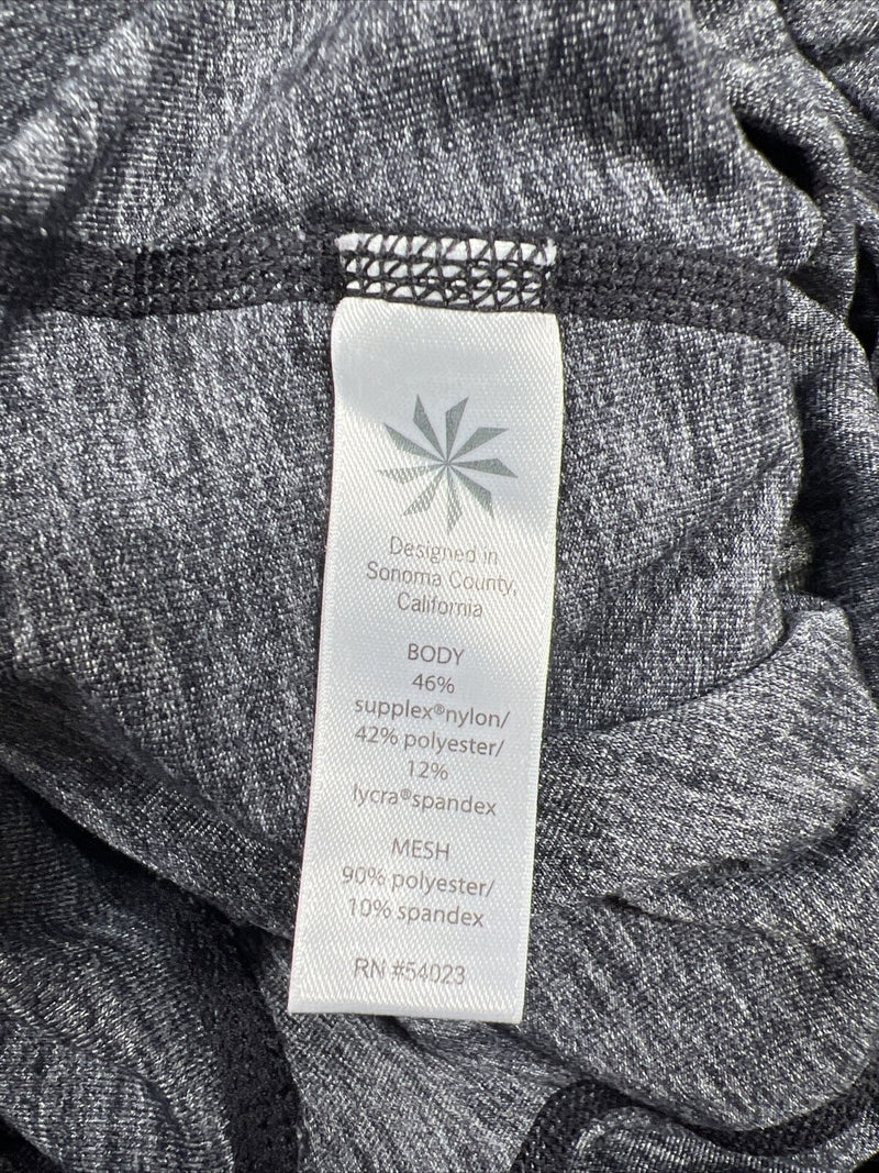 Athleta Women's Gray Relay Tight Yoga Mesh Ankle Leggings W/ Pockets- S