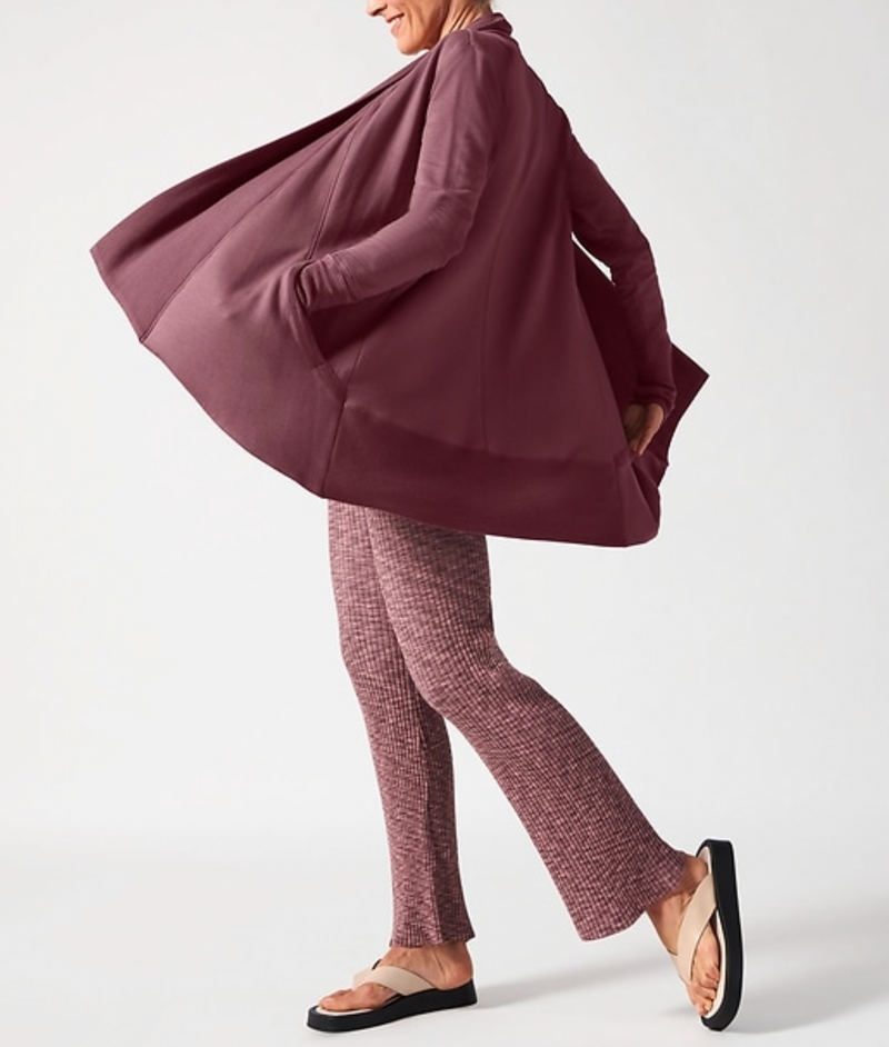 Athleta Tawny Rose Nirvana Pranayama Wrap Cardigan