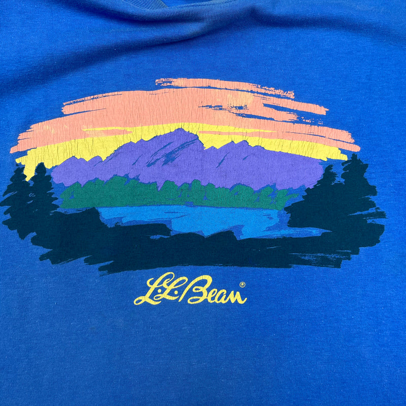 80s LL Bean Rainbow Tee Shirt