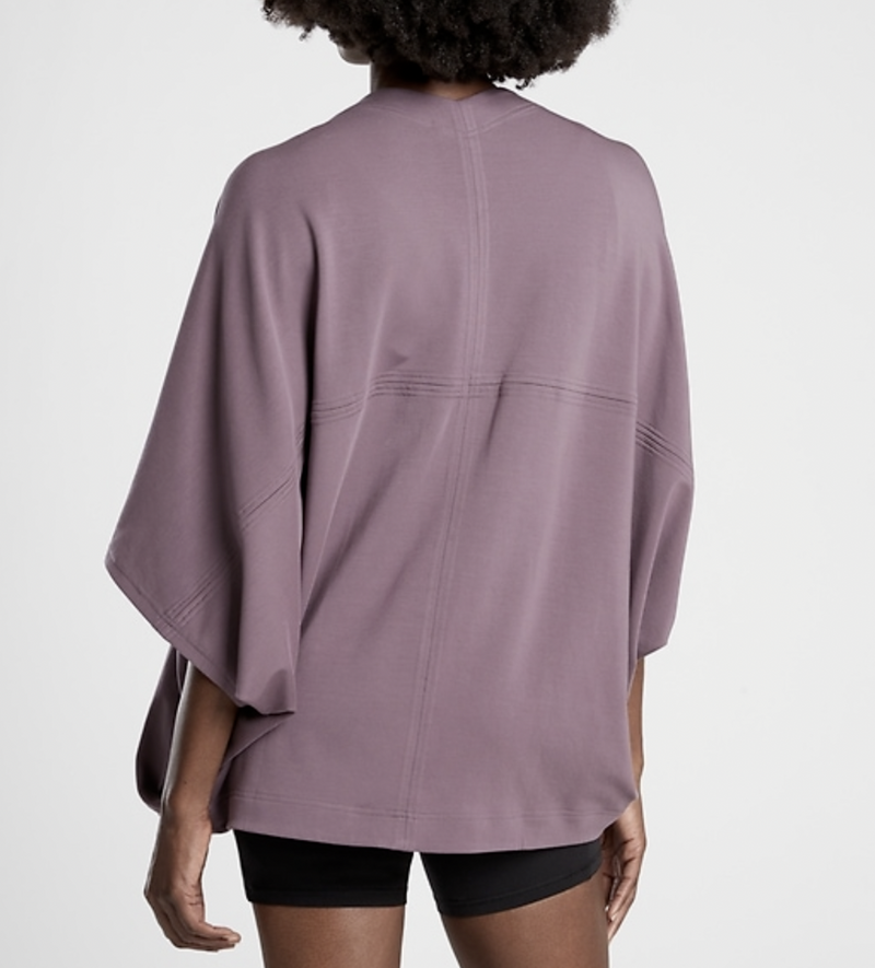 Athleta Volcanic Violet Nirvana Cocoon Wrap Cardigan with Pockets