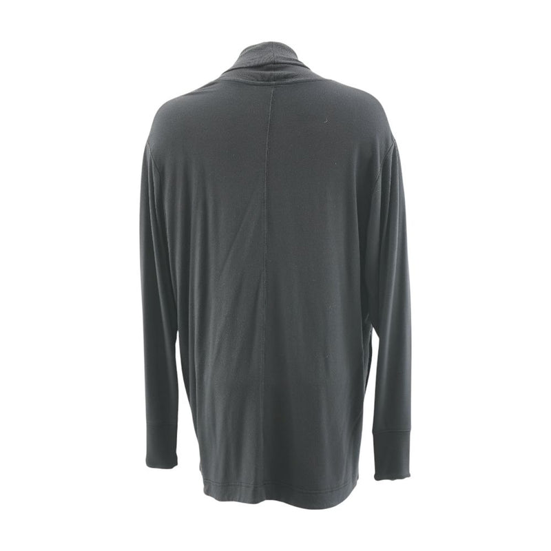 Black Solid Cardigan Sweater