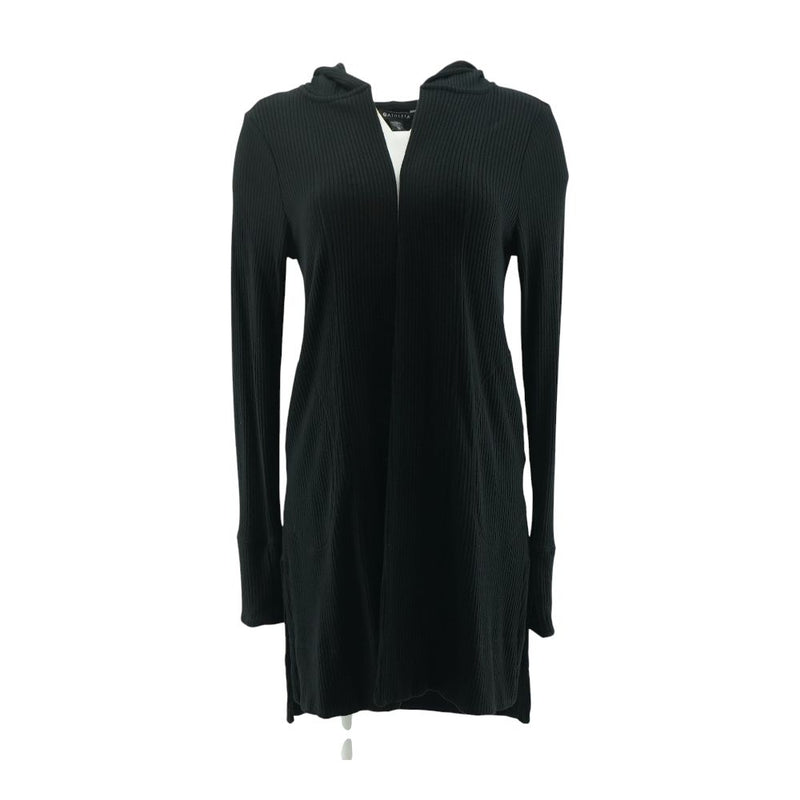 Black Solid Cardigan Sweater