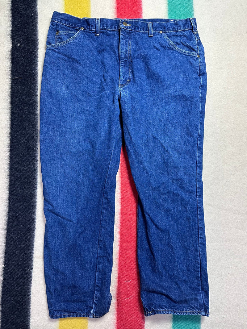 1990s LL Bean Flannel Lined Jeans, 41.5