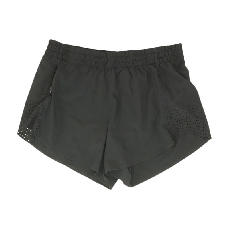 Black Solid Active Shorts