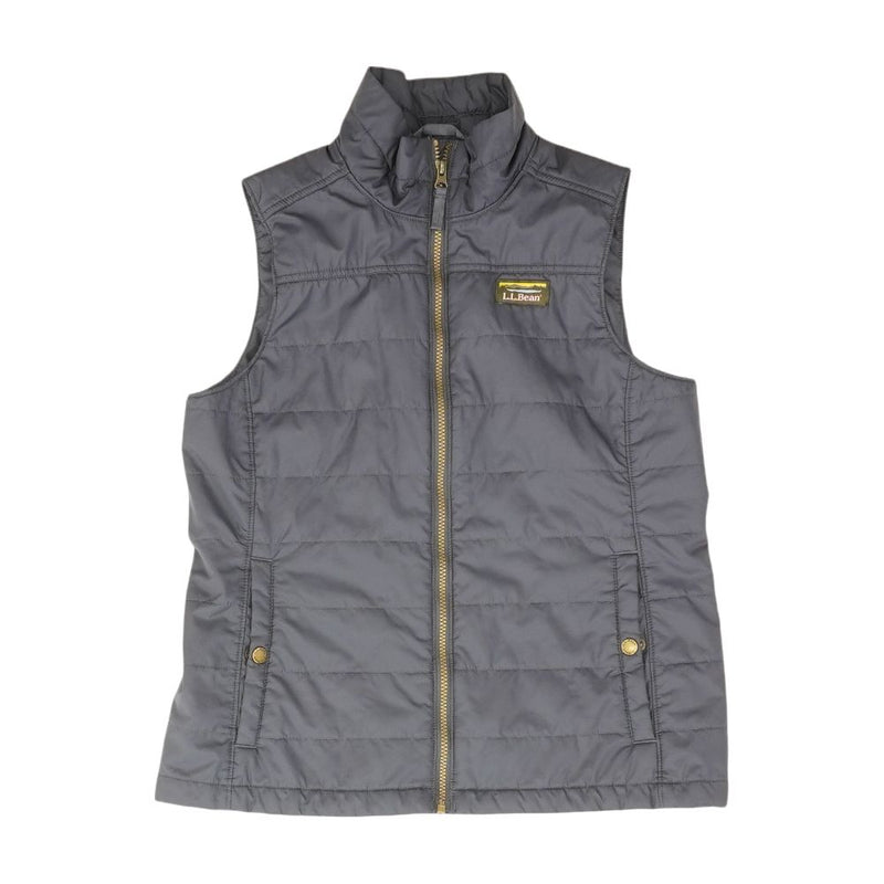 Navy Solid Puffer Vest