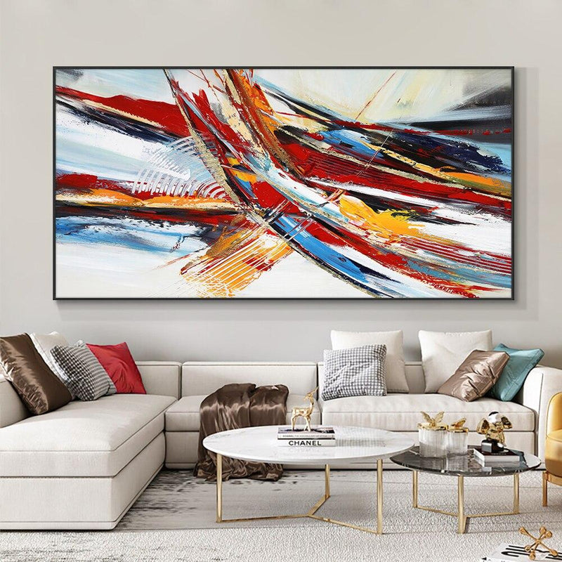 Abstract Oil Painting Hand Painted On Canvas Modern New Original Design