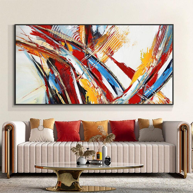 Abstract Oil Painting Hand Painted On Canvas Modern New Original Design