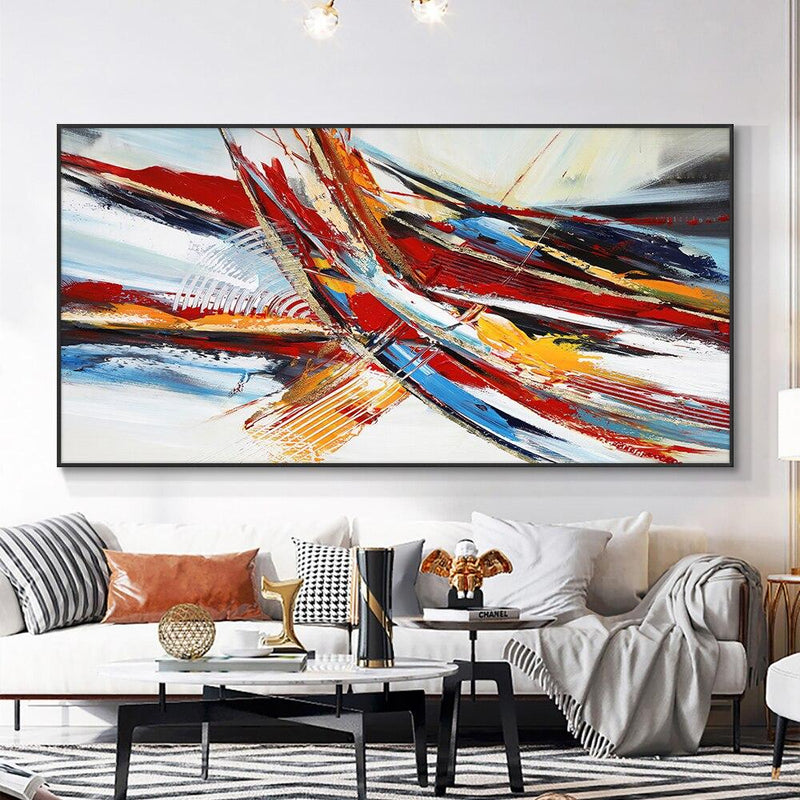 Abstract Oil Painting Hand Painted On Canvas Modern New Original Design