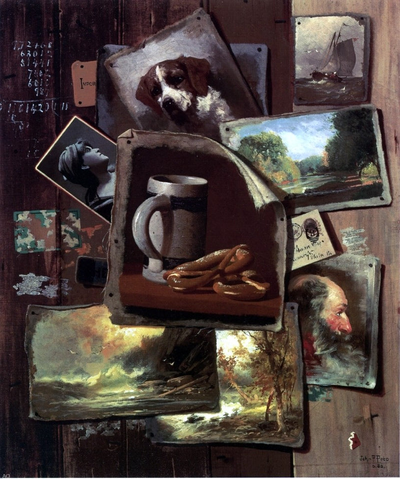 Patch Painting by John Frederick Peto - Hand Painted Oil Painting