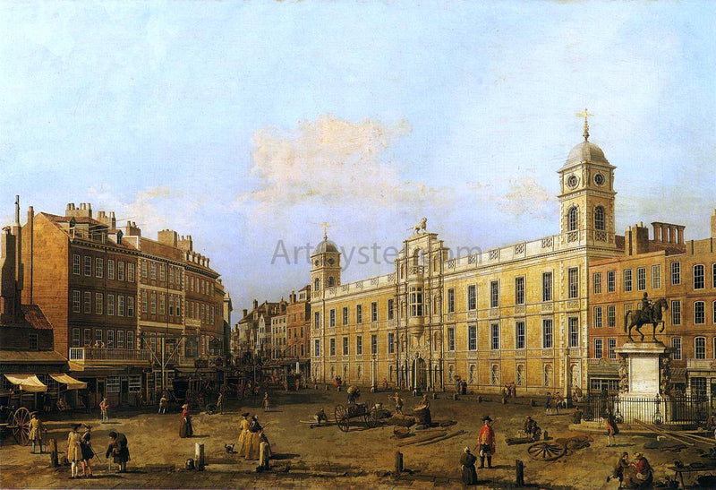 Northumberland House by Canaletto - Hand Painted Oil Painting
