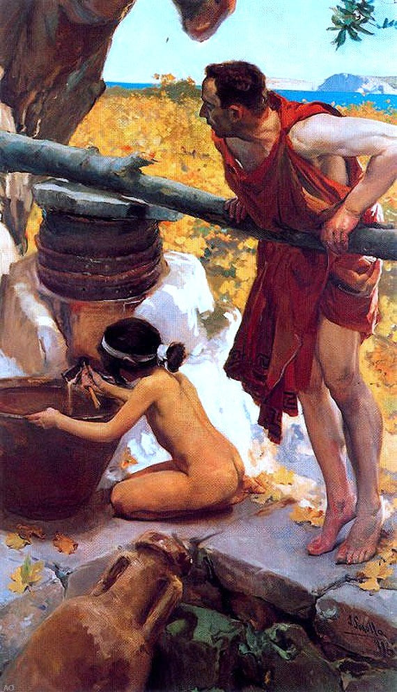 La Prenssa by Joaquin Sorolla Y Bastida - Hand Painted Oil Painting