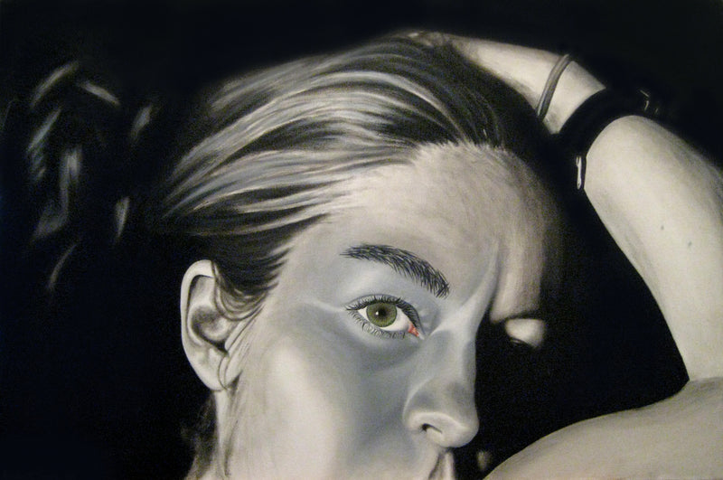 Black & White Oil Painting