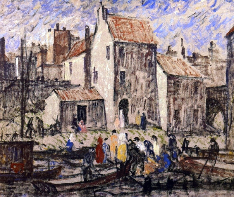 Boating Party by Robert Spencer - Hand Painted Oil Painting