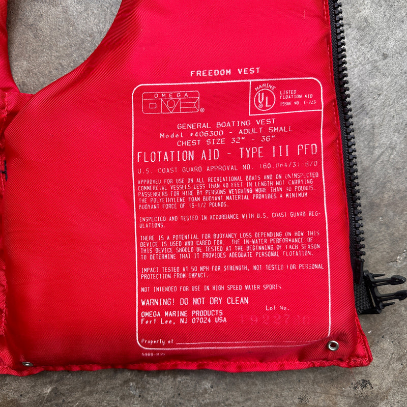 80s LL Bean life jacket