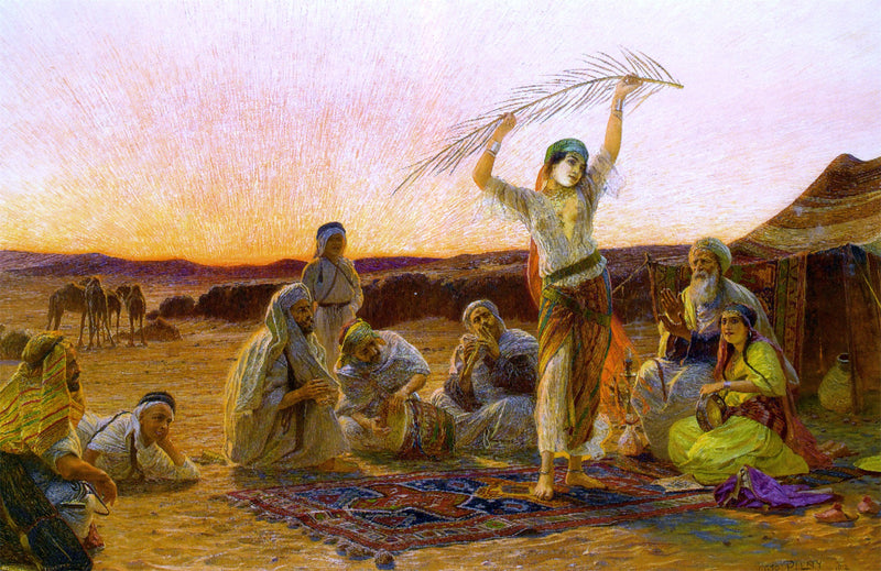 Oil On Canvas by Otto Pilny - Hand Painted Oil Painting