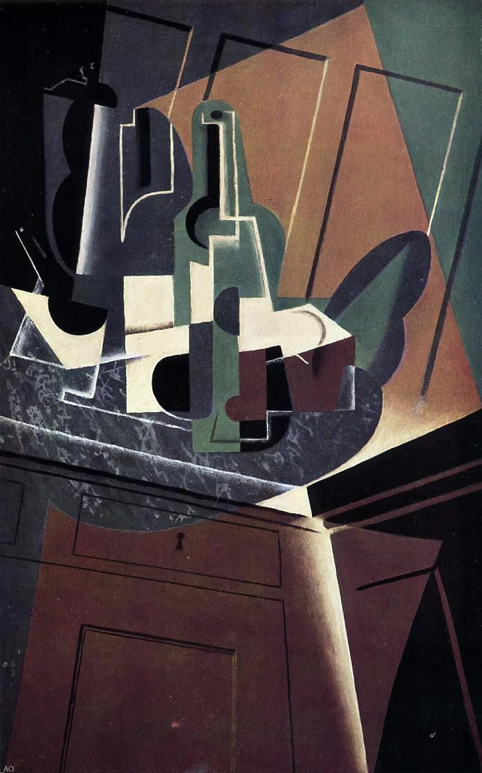 The Sideboard by Juan Gris - Hand Painted Oil Painting