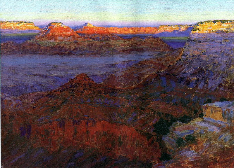 The Grand Canyon by Arthur Wesley Dow - Hand Painted Oil Painting