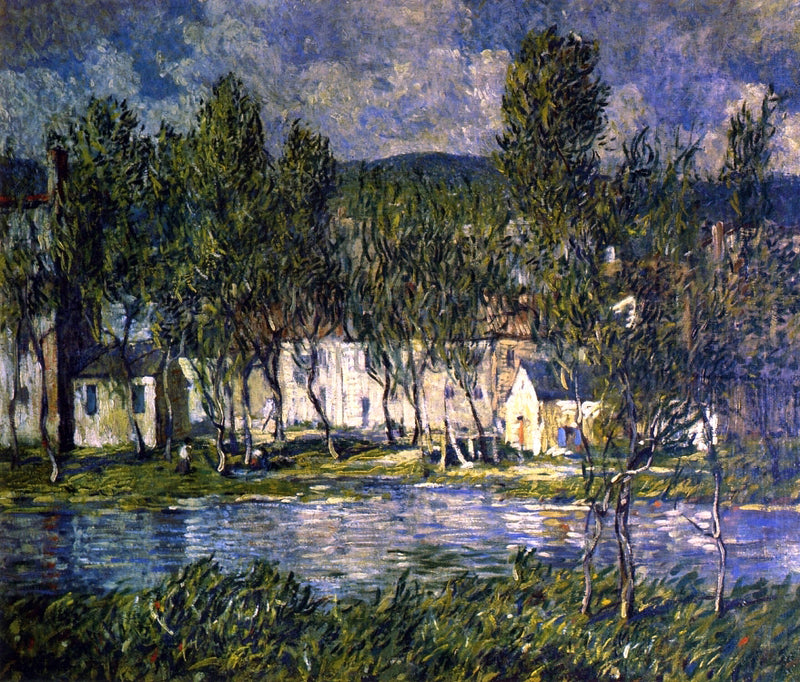 Flowing Water by Robert Spencer - Hand Painted Oil Painting