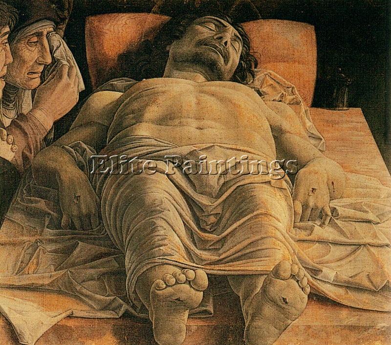 ANDREA MANTEGNA THE DEAD CHRIST ARTIST PAINTING REPRODUCTION HANDMADE OIL CANVAS