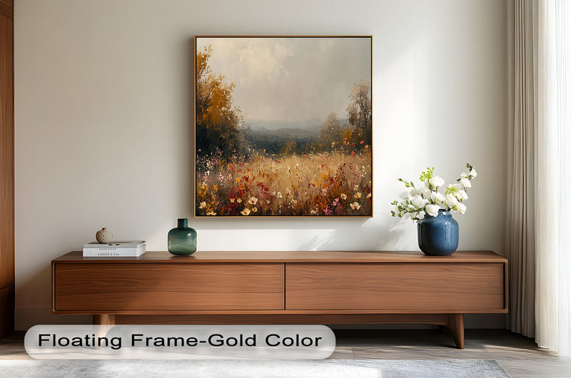 Classic Wildflower Art – Timeless Floral Oil Painting