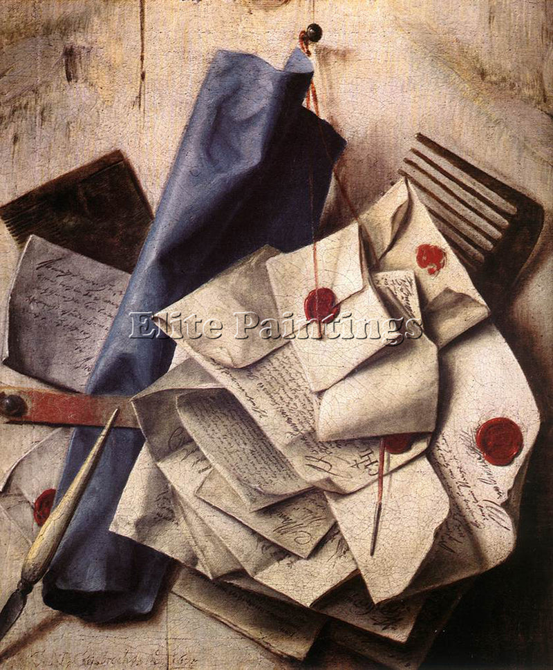 BELGIAN GIJBRECHTS CORNELIS QUODLIBET ARTIST PAINTING REPRODUCTION HANDMADE OIL