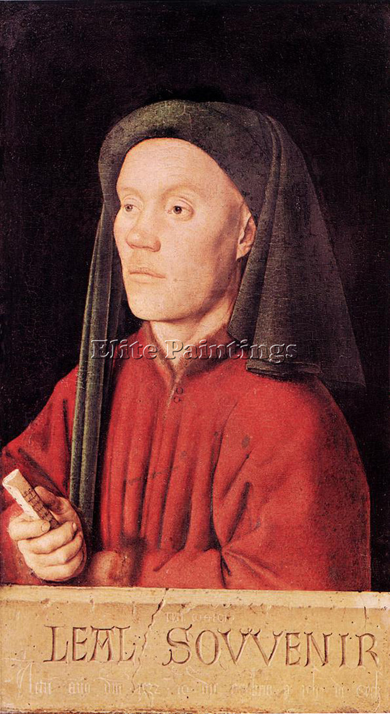 JAN VAN EYCK PORTRAIT OF A YOUNG MAN TYMOTHEOS ARTIST PAINTING REPRODUCTION OIL