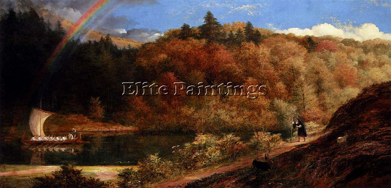RICHARD REDGRAVE FROM AUTUMN TO WINTER ARTIST PAINTING REPRODUCTION HANDMADE OIL