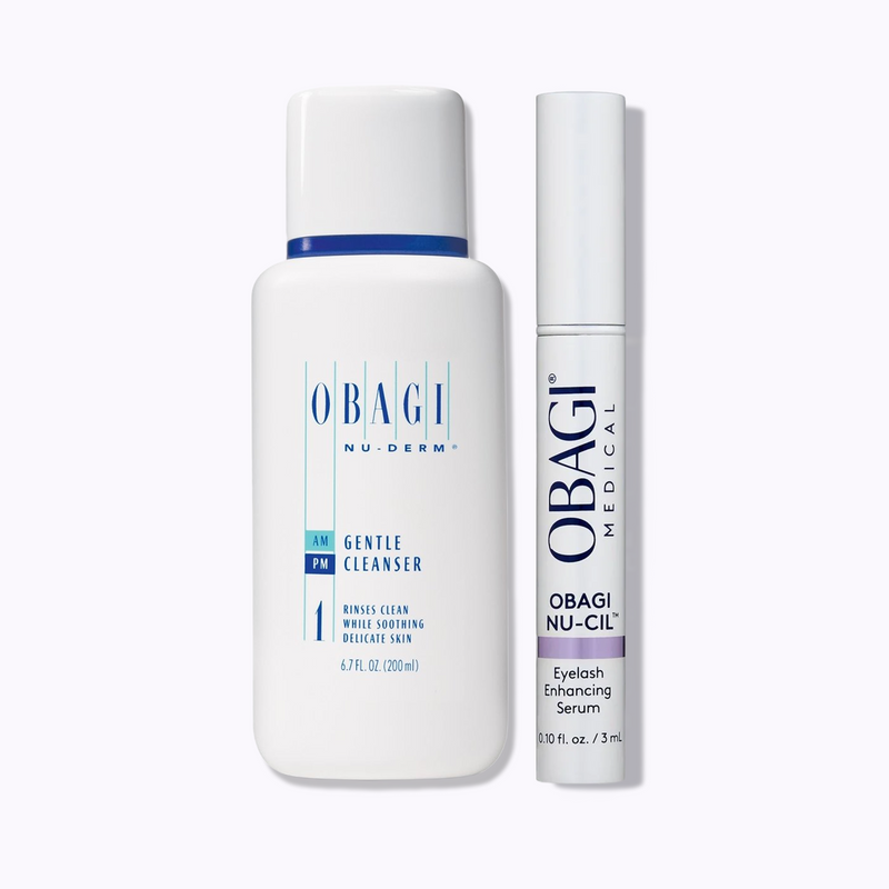 Obagi Gentle Cleanser & Nu-Cil Eyelash Serum