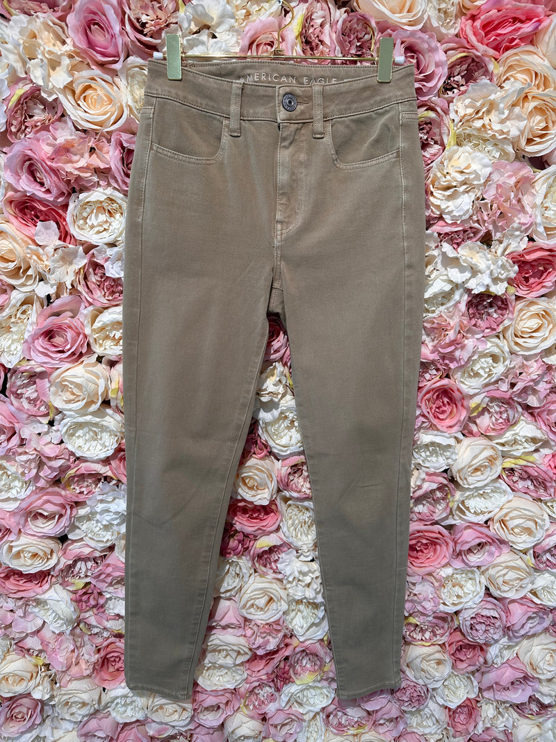 American Eagle skinny Jeans tan