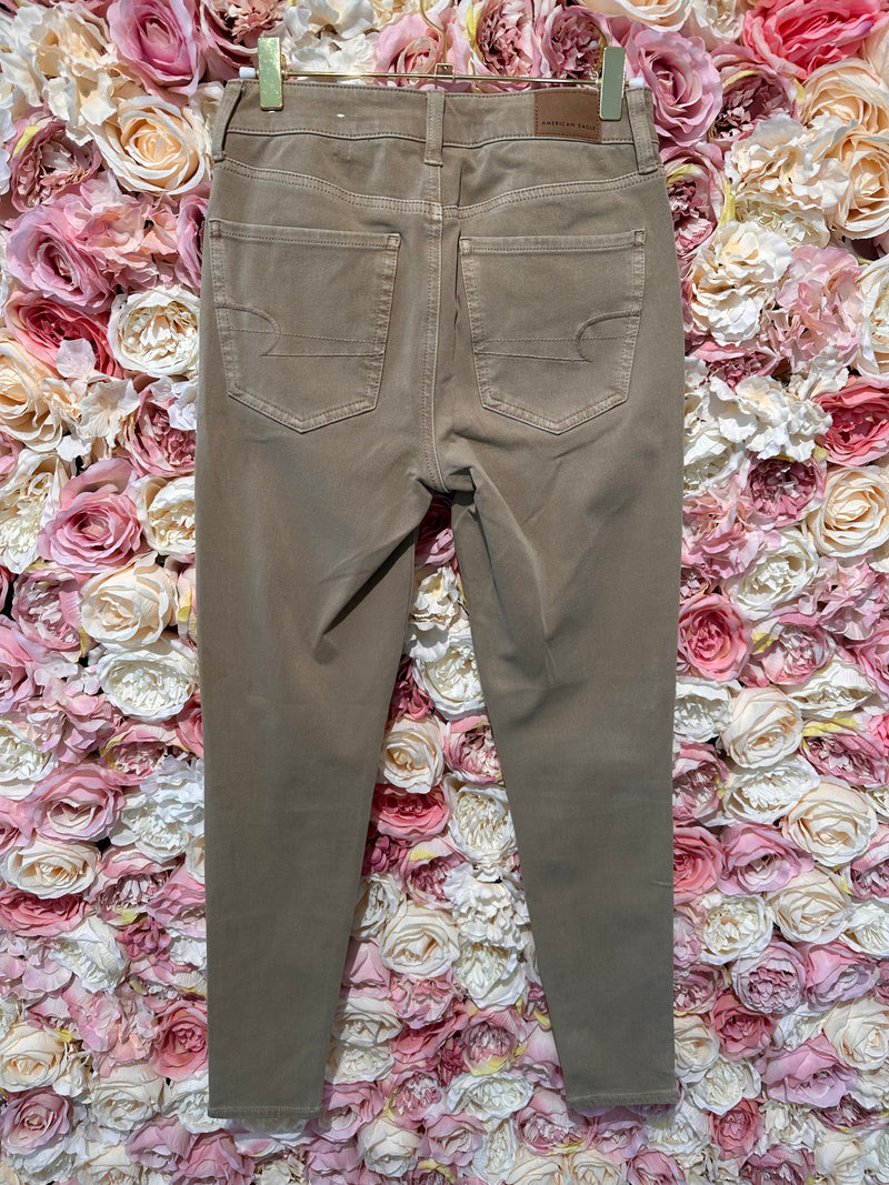 American Eagle skinny Jeans tan