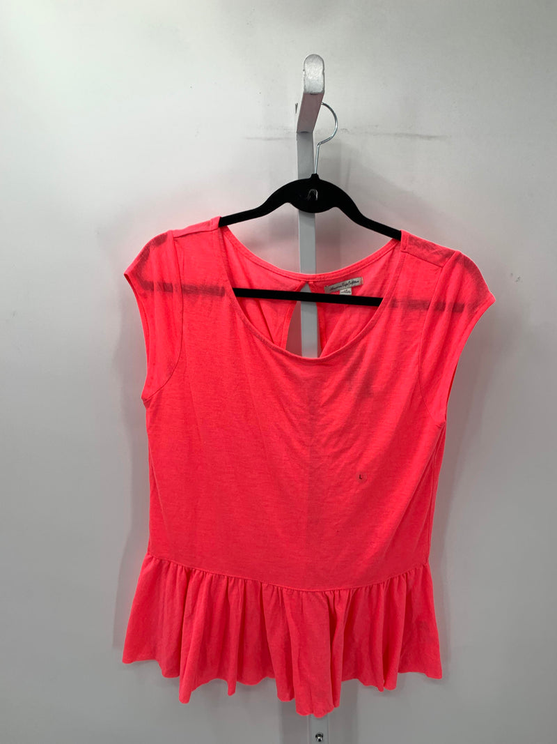 American Eagle Size Large Juniors Short Sleeve Shirt