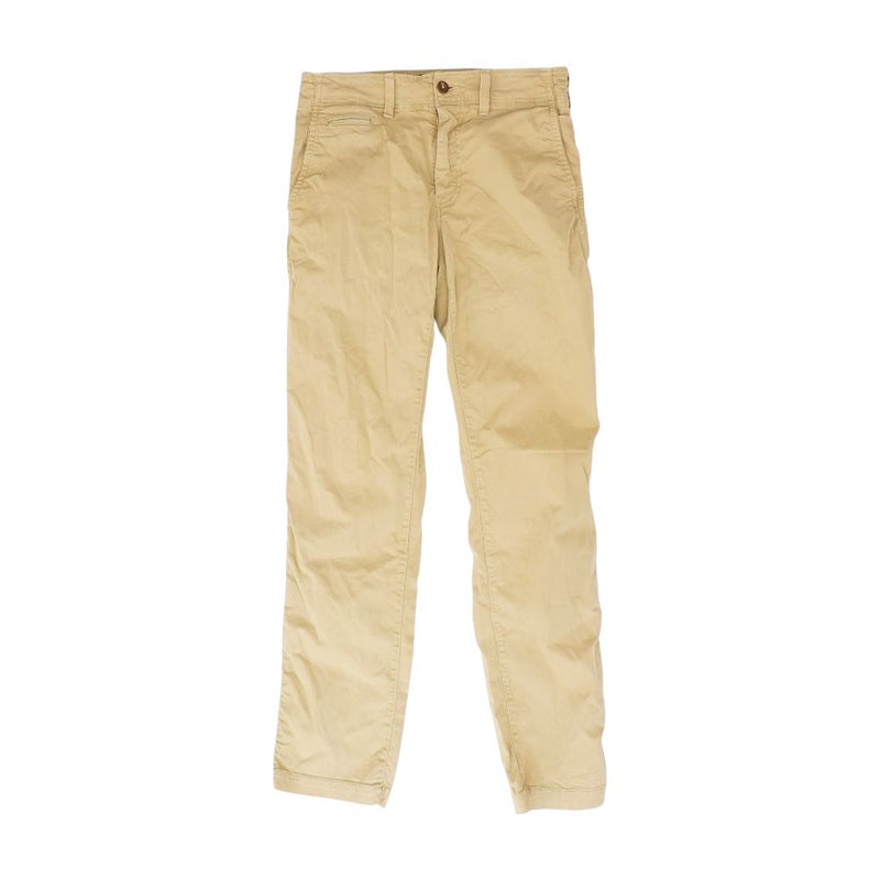 Khaki Solid Chino Pants
