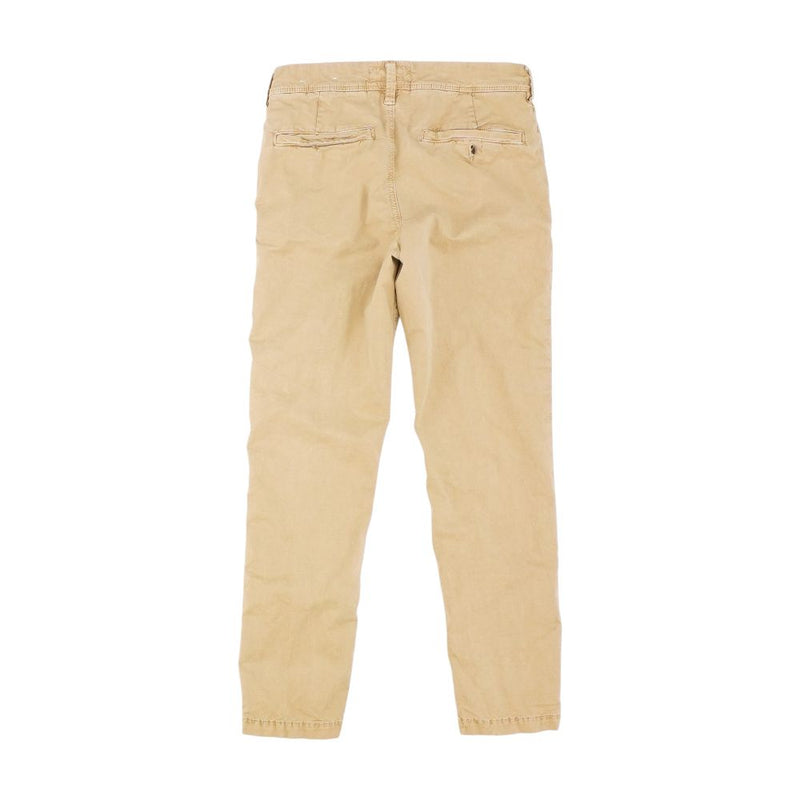 Khaki Solid Khaki Pants