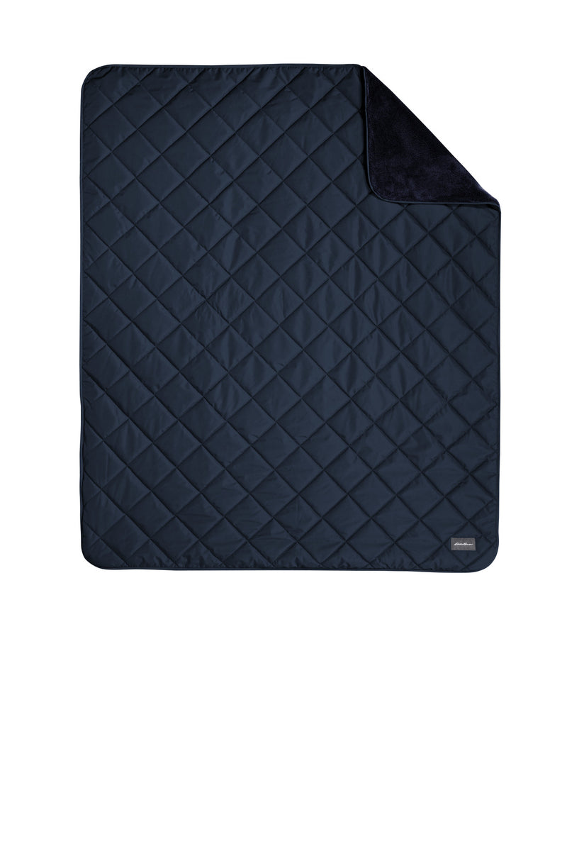 Custom Embroidered - Eddie Bauer® Quilted Insulated Fleece Blanket EB751
